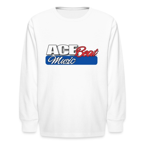 AceBeat Music Logo - Kids' Long Sleeve T-Shirt