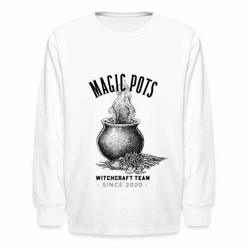 Magic Pots Witchcraft Team Since 2020 - Kids' Long Sleeve T-Shirt