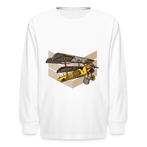 SteamPunk Double Decker - Kids' Long Sleeve T-Shirt