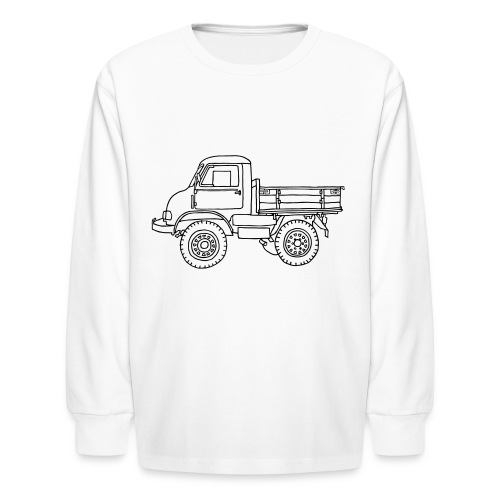 Off-road truck, transporter - Kids' Long Sleeve T-Shirt