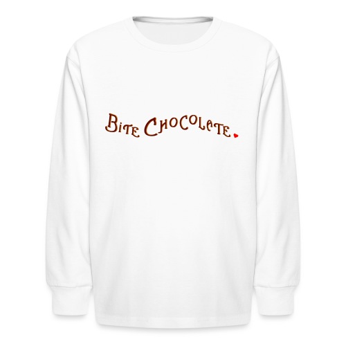 Bite Chocolate - Kids' Long Sleeve T-Shirt
