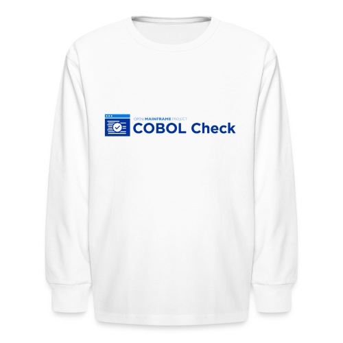 COBOL Check - Kids' Long Sleeve T-Shirt