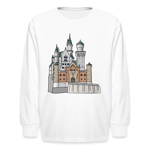 Neuschwanstein Castle, Bavaria - Kids' Long Sleeve T-Shirt