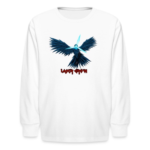 Laser Crow - Kids' Long Sleeve T-Shirt