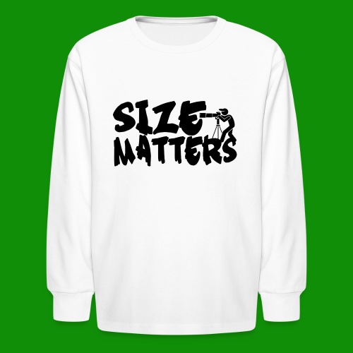 Size Matters Photography - Kids' Long Sleeve T-Shirt