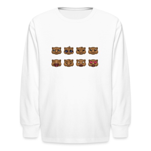 Wombat Feelings - Kids' Long Sleeve T-Shirt