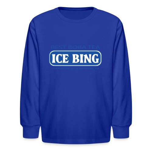 ICE BING LOGO 2 - Kids' Long Sleeve T-Shirt