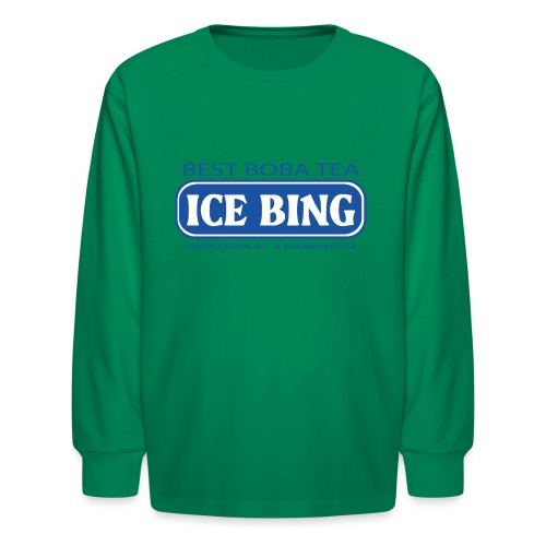 ICE BING LOGO 2 - Kids' Long Sleeve T-Shirt