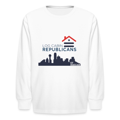 Log Cabin Republicans - Dallas Skyline - Kids' Long Sleeve T-Shirt