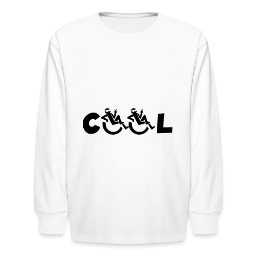 Cool wheelchair user * - Kids' Long Sleeve T-Shirt