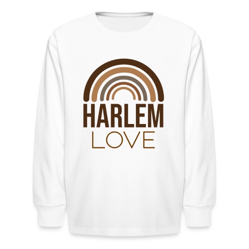 Harlem LOVE - Kids' Long Sleeve T-Shirt