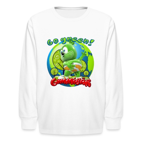 Gummibär Go Green Earth Day Earth - Kids' Long Sleeve T-Shirt