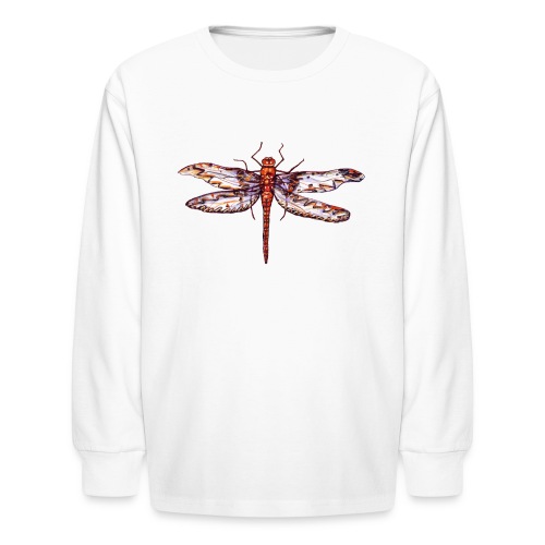 Dragonfly red - Kids' Long Sleeve T-Shirt