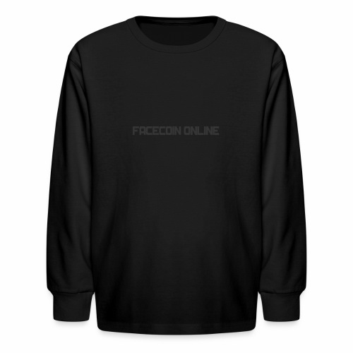 facecoin online dark - Kids' Long Sleeve T-Shirt