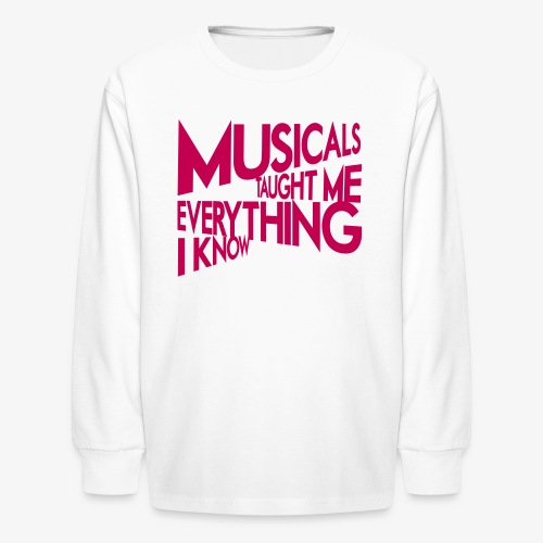 MTMEIK Pink Logo - Kids' Long Sleeve T-Shirt
