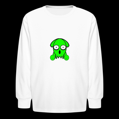 Video Game Squid - Kids' Long Sleeve T-Shirt