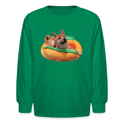 hot doge - Kids' Long Sleeve T-Shirt
