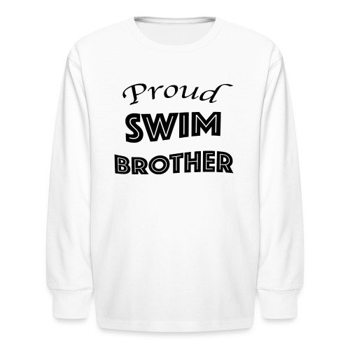 swim brother - Kids' Long Sleeve T-Shirt