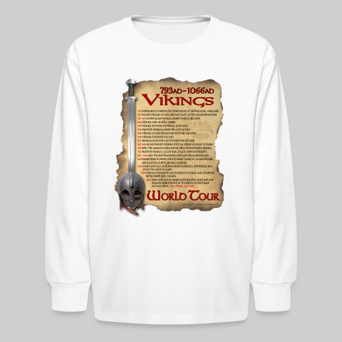 Viking World Tour - Kids' Long Sleeve T-Shirt