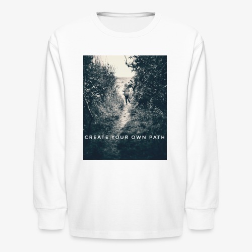 Create your own path - Kids' Long Sleeve T-Shirt