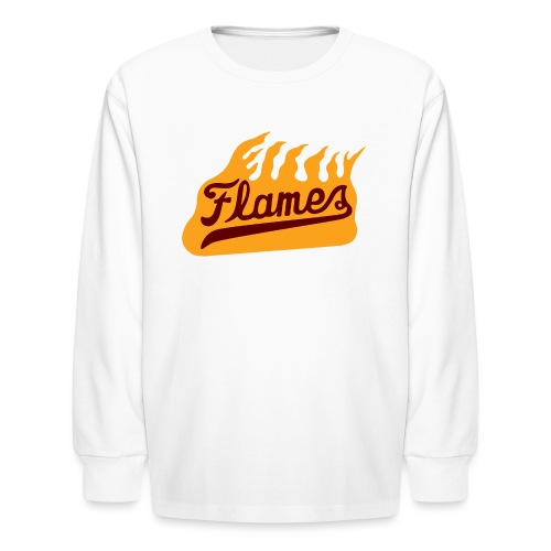 Spokane Flames 1975 - Home Logo - Kids' Long Sleeve T-Shirt