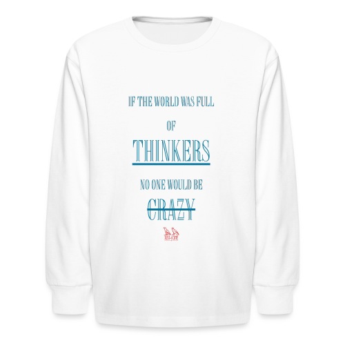 World Of Thinkers - Kids' Long Sleeve T-Shirt