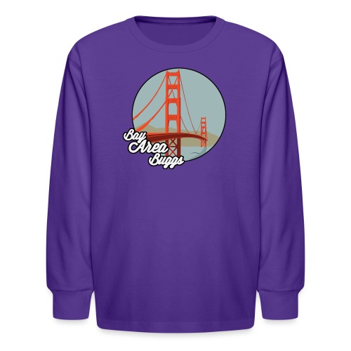 Bay Area Buggs Bridge Design - Kids' Long Sleeve T-Shirt