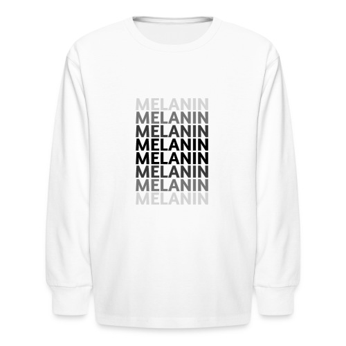 Shades of Melanin - Kids' Long Sleeve T-Shirt