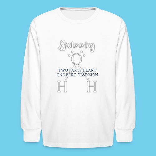 Two parts Heart One Part Obsession - Kids' Long Sleeve T-Shirt