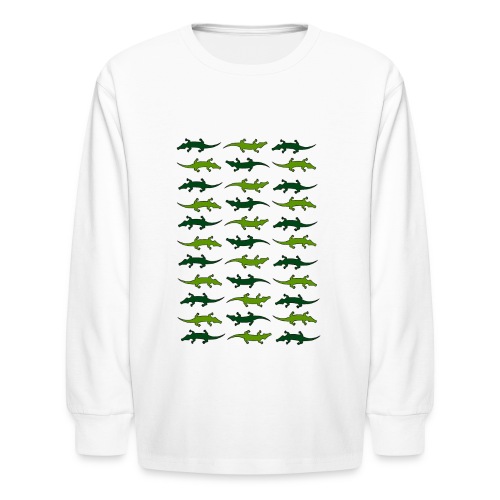 Crocs and gators - Kids' Long Sleeve T-Shirt