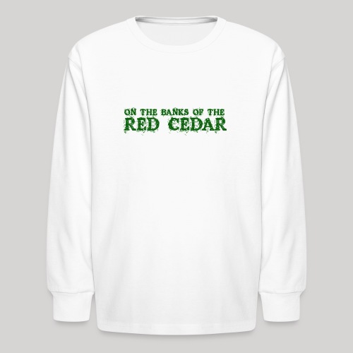 Red Cedar green - Kids' Long Sleeve T-Shirt