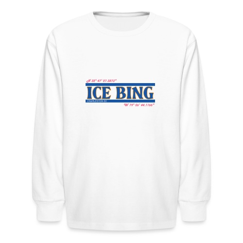ICE BING GPS - Kids' Long Sleeve T-Shirt