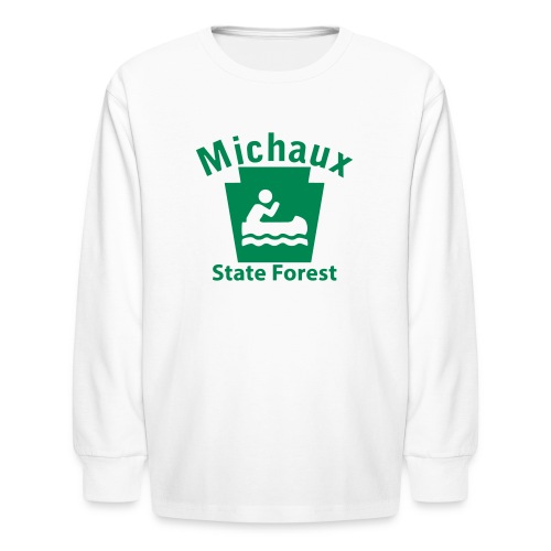 Michaux State Forest Boating Keystone PA - Kids' Long Sleeve T-Shirt