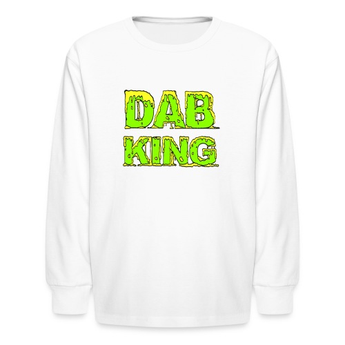 Dab King - Kids' Long Sleeve T-Shirt