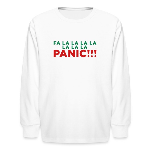 Anxiety Christmas - Kids' Long Sleeve T-Shirt