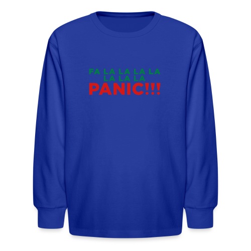 Anxiety Christmas - Kids' Long Sleeve T-Shirt