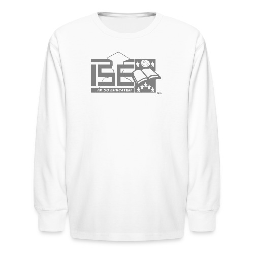 ISE gray - Kids' Long Sleeve T-Shirt