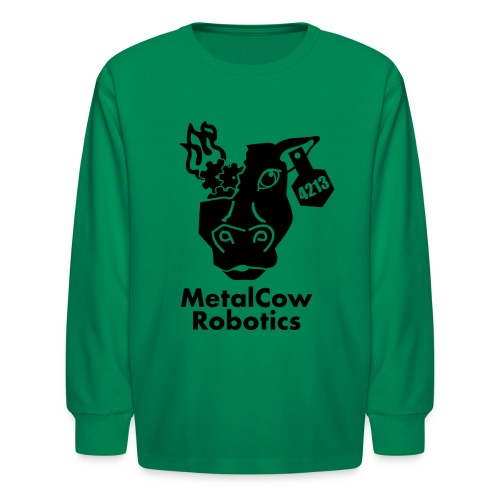 MetalCow Solid - Kids' Long Sleeve T-Shirt