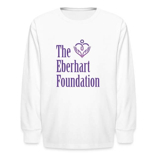 The Eberhart Foundation square logo color - Kids' Long Sleeve T-Shirt
