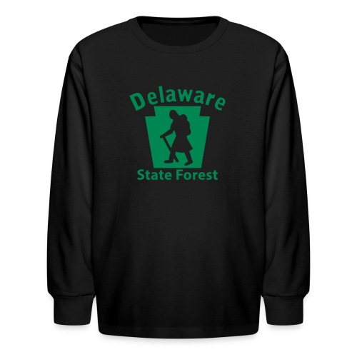 Delaware State Forest Keystone Hiker female - Kids' Long Sleeve T-Shirt
