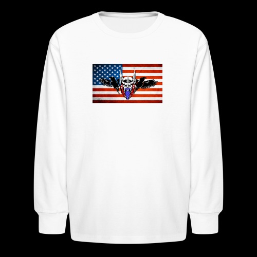 American SOO Logo - Kids' Long Sleeve T-Shirt