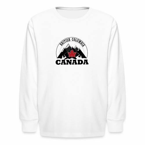 BRITISH COLUMBIA CANADA - Kids' Long Sleeve T-Shirt
