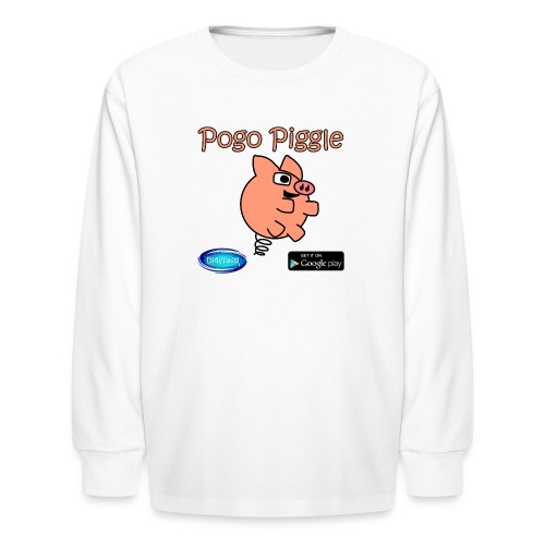 Pogo Piggle - Kids' Long Sleeve T-Shirt