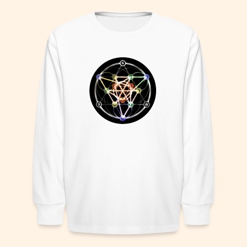 Classic Alchemical Cycle - Kids' Long Sleeve T-Shirt
