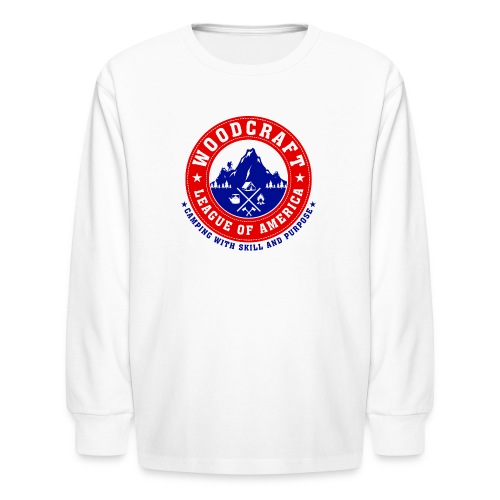 Woodcraft League of America Logo Gear - Kids' Long Sleeve T-Shirt