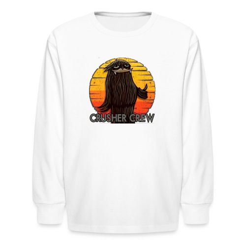 Crusher Crew Cryptid Sunset - Kids' Long Sleeve T-Shirt