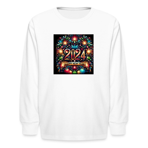Here's to more laughs and good times in 2024 - Kids' Long Sleeve T-Shirt