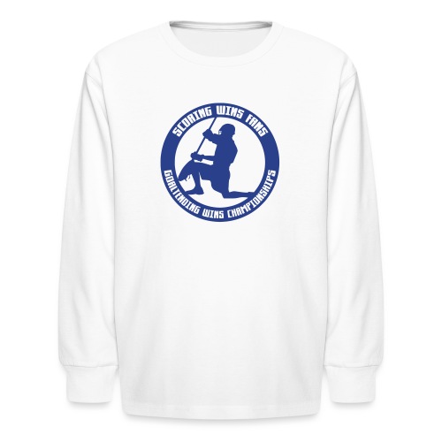 Goaltending Wins Championships (lacrosse) - Kids' Long Sleeve T-Shirt
