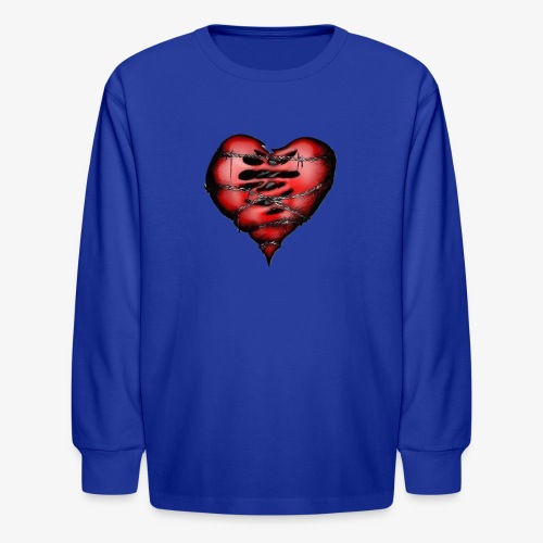 Chains Heart Ceramic Mug - Kids' Long Sleeve T-Shirt