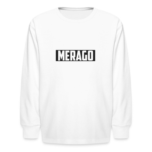 Transparent_Merago_Text - Kids' Long Sleeve T-Shirt